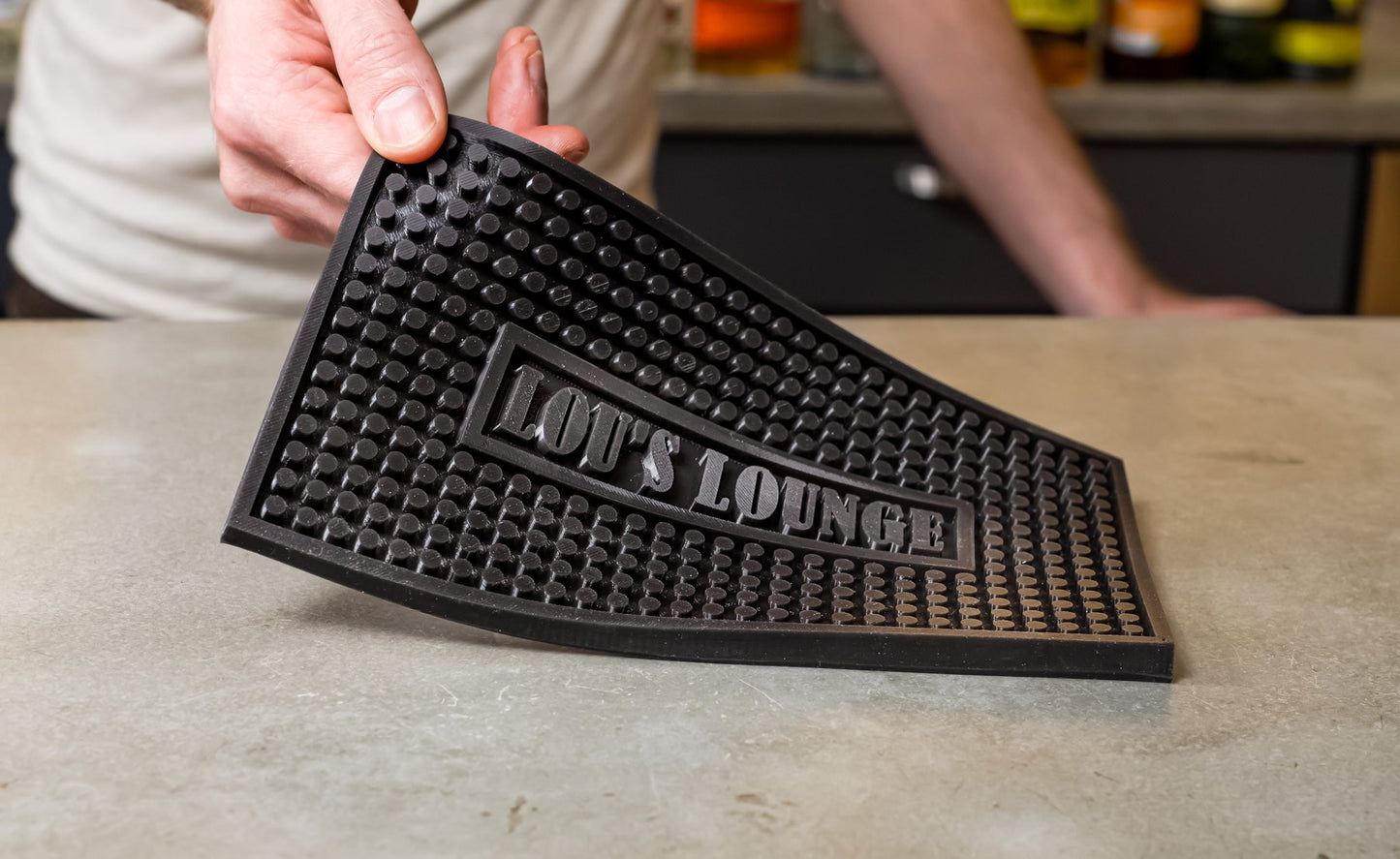Customizable Silicone Bar Mat