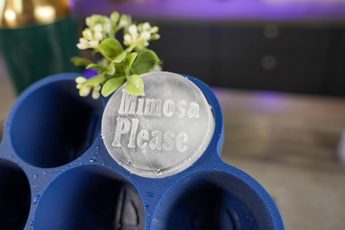 Customizable Cylinder Ice Cube Tray