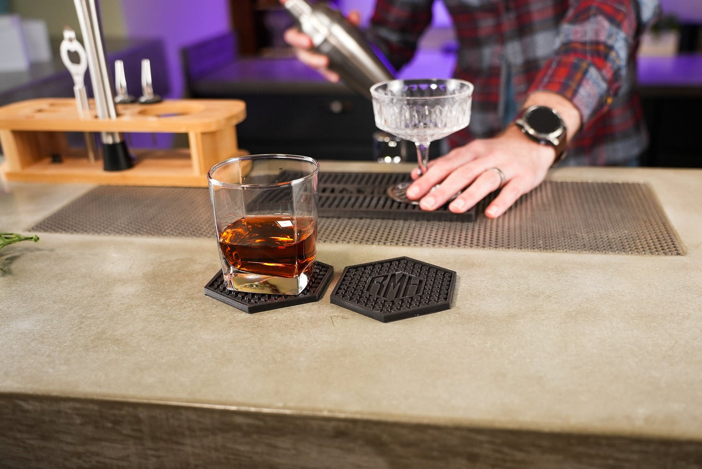 Customizable Silicone Coasters - Set of 4