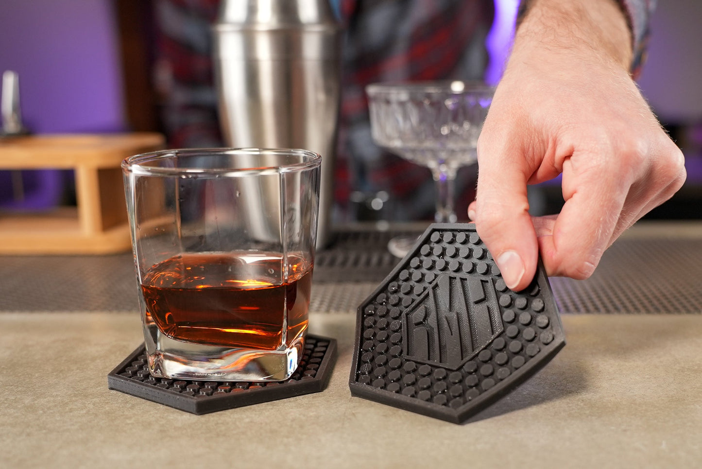 Customizable Silicone Coasters - Set of 4