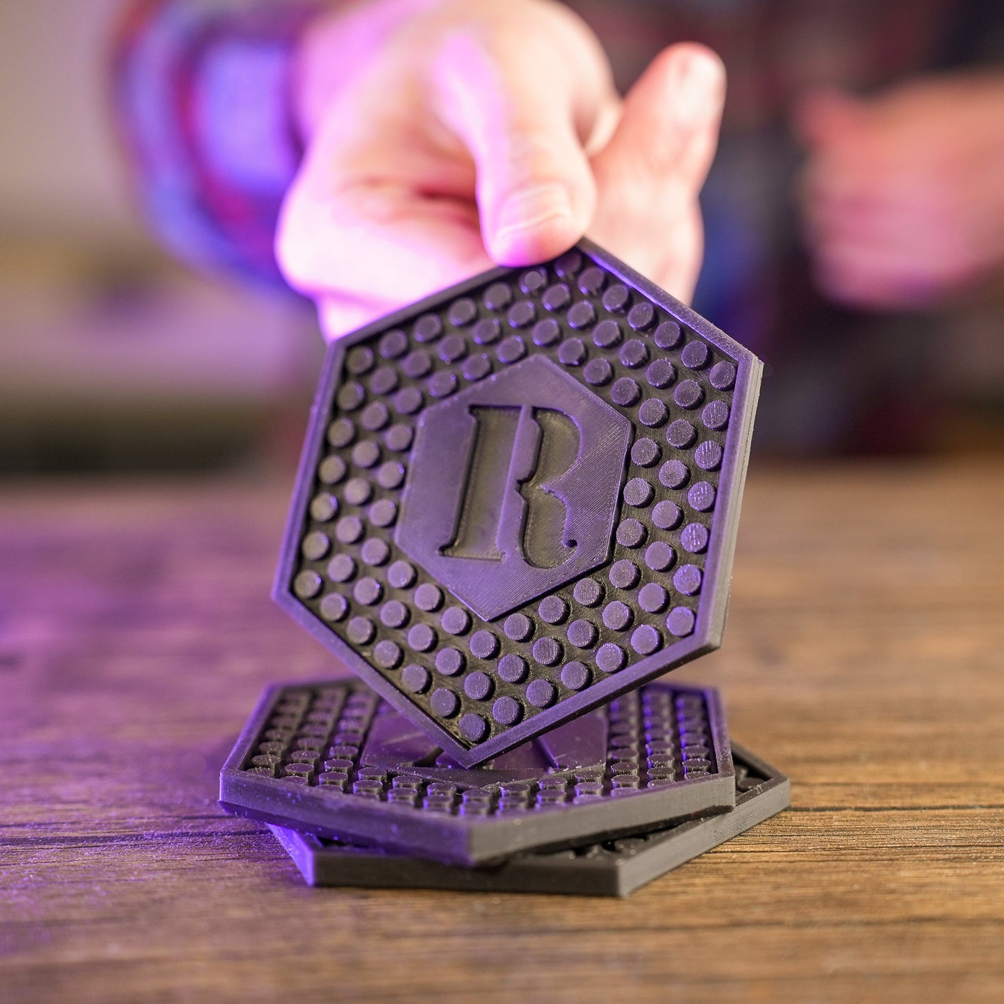 Customizable Silicone Coasters - Set of 4
