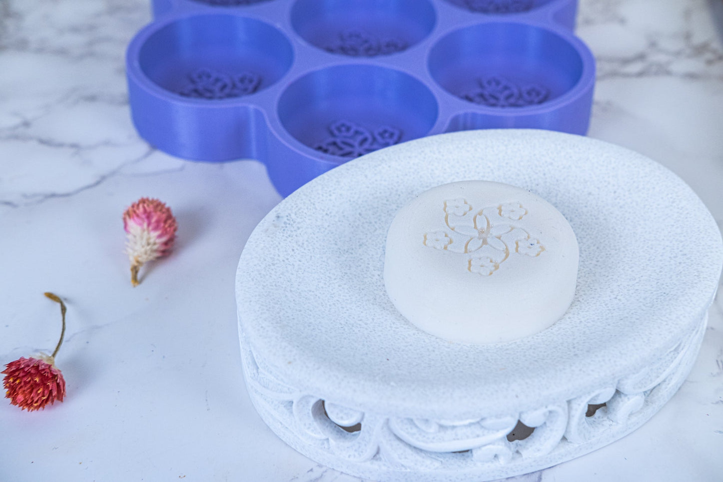 Customizable 2-Inch Round Soap Mold