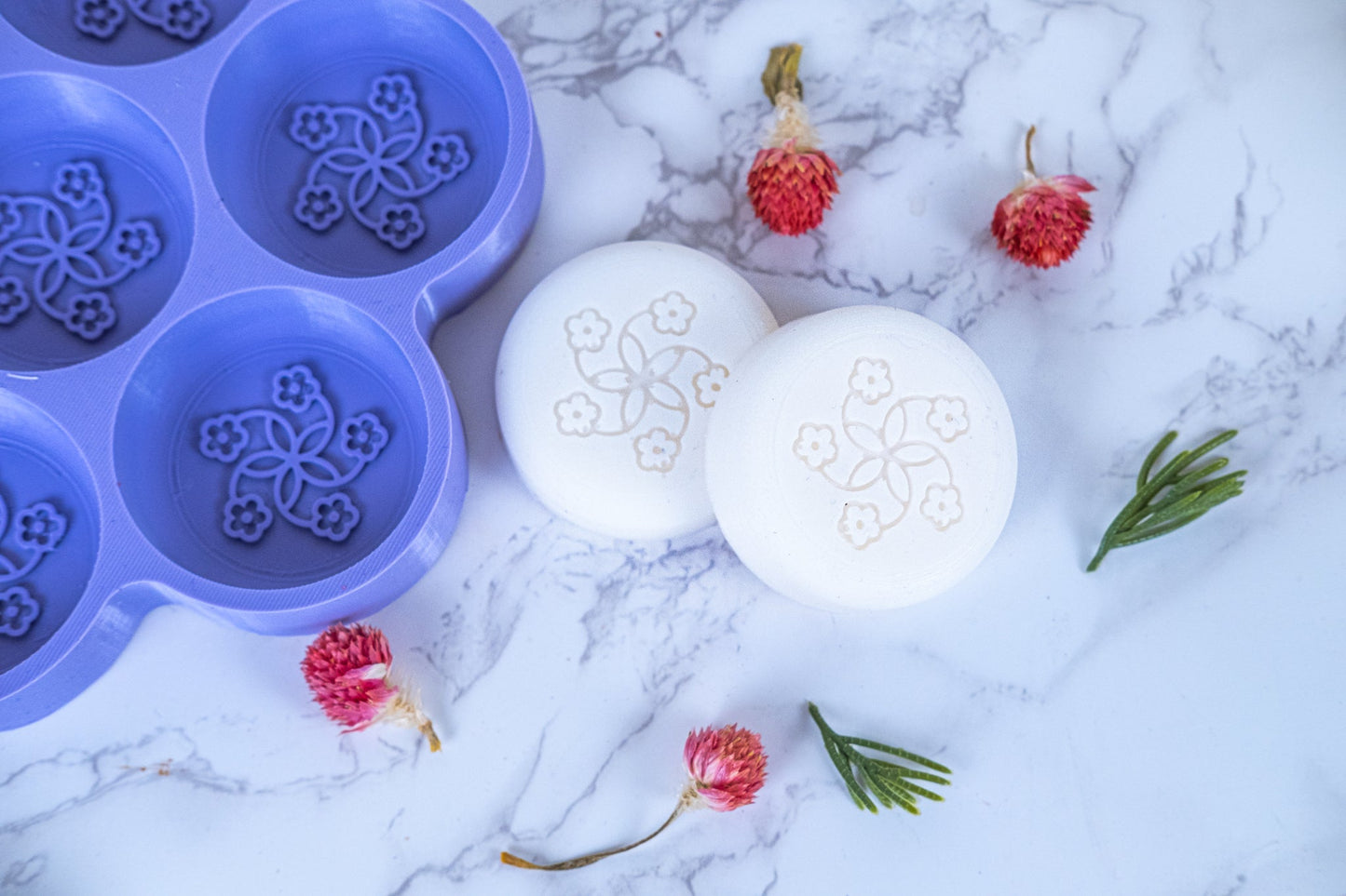 Customizable 2-Inch Round Soap Mold