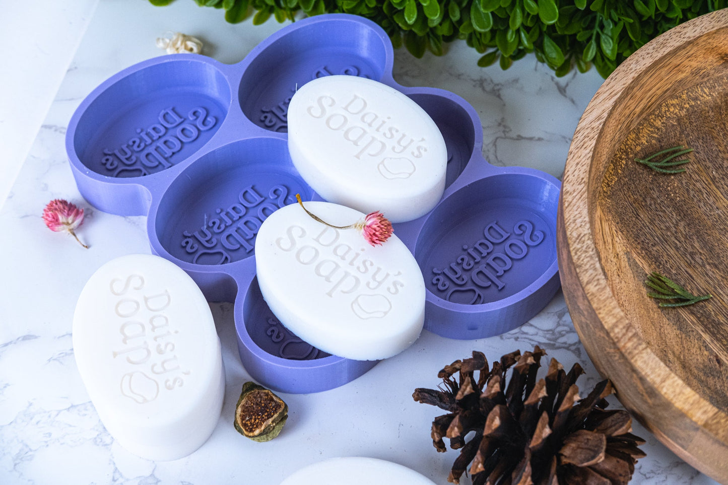Customizable Oval Bar Soap Mold