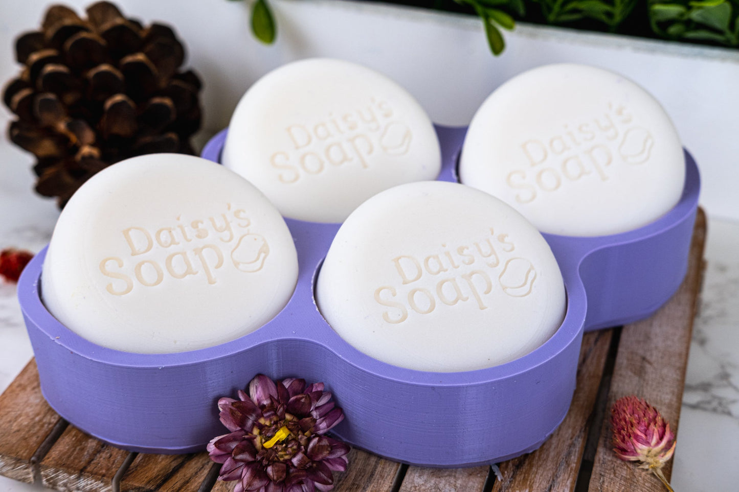 Customizable 3-Inch Round Soap Mold