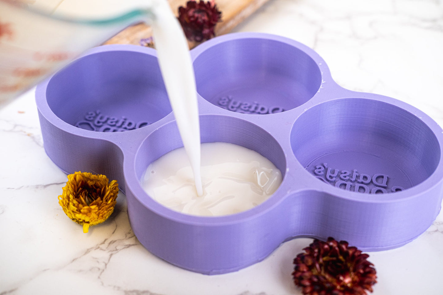 Customizable 3-Inch Round Soap Mold