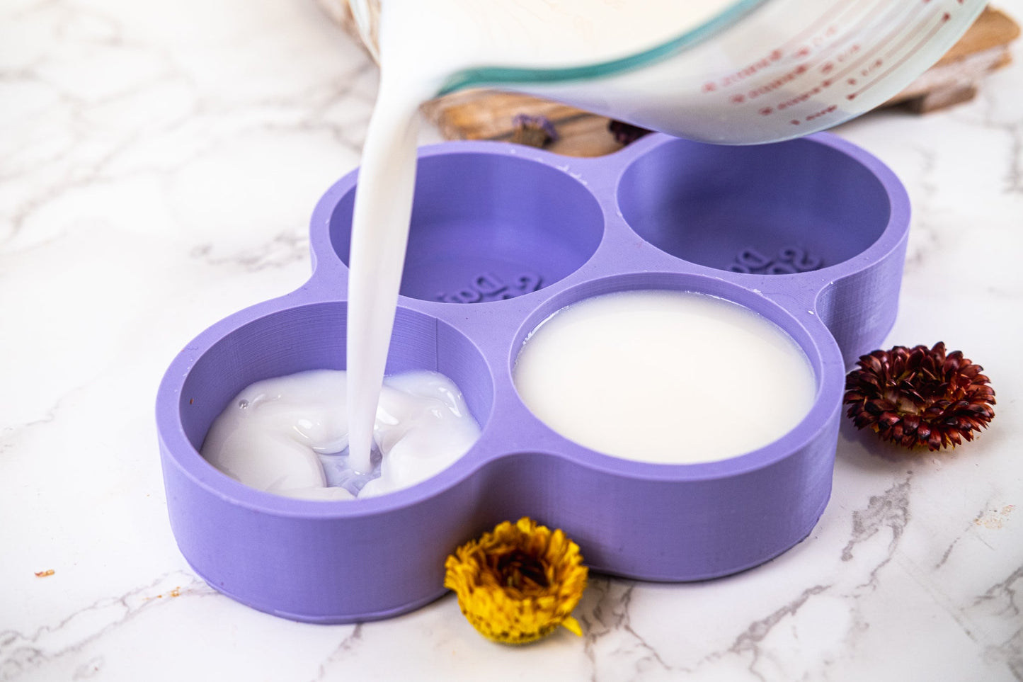 Customizable 3-Inch Round Soap Mold