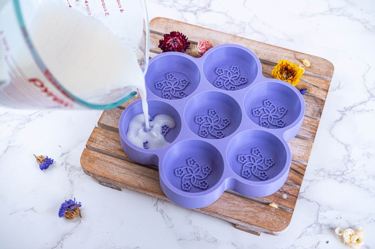 Customizable 2-Inch Round Soap Mold