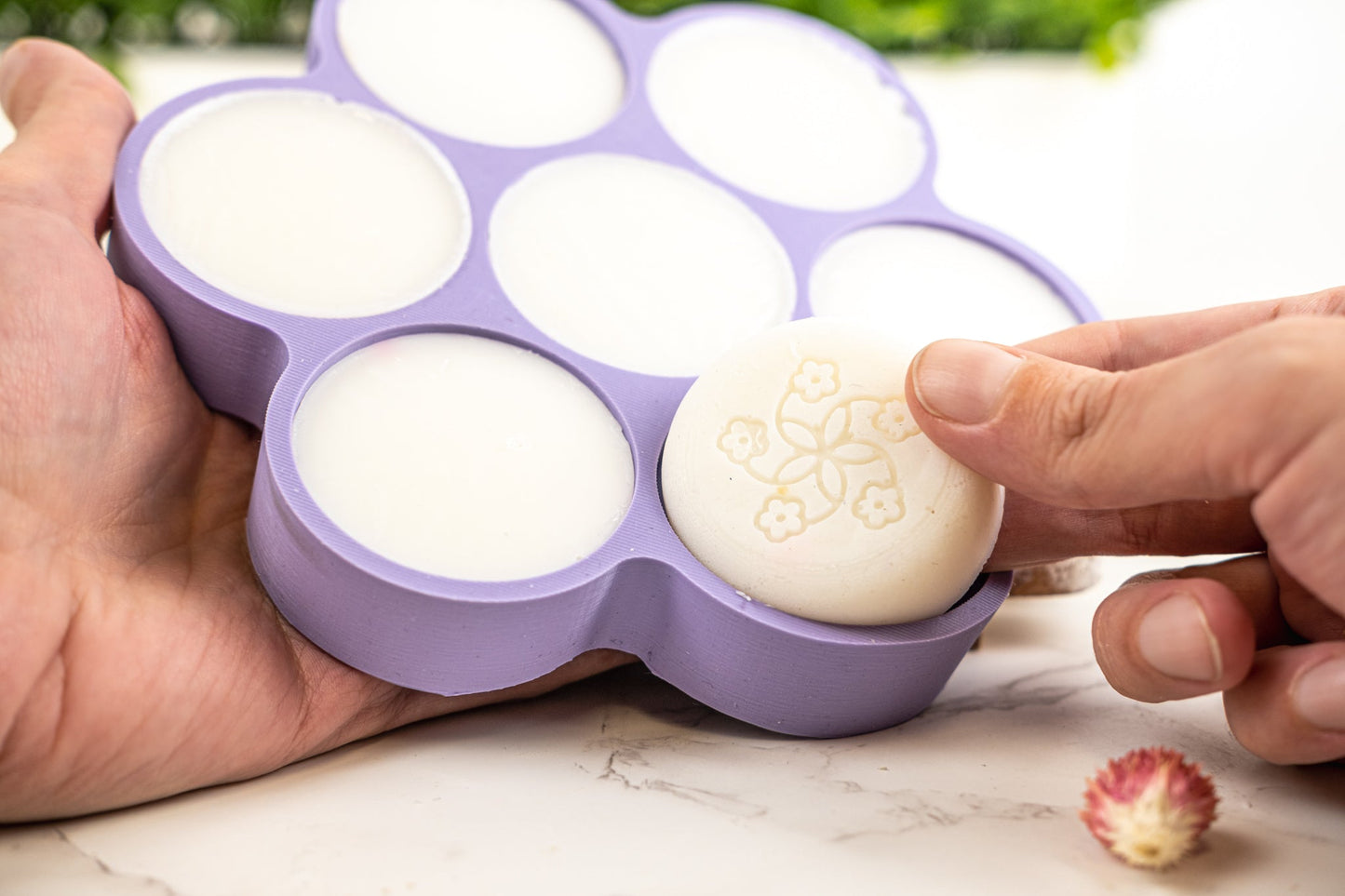 Customizable 2-Inch Round Soap Mold