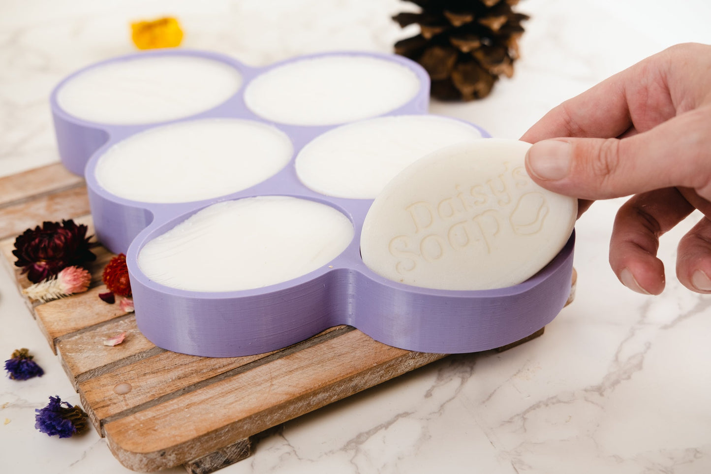 Customizable Oval Bar Soap Mold
