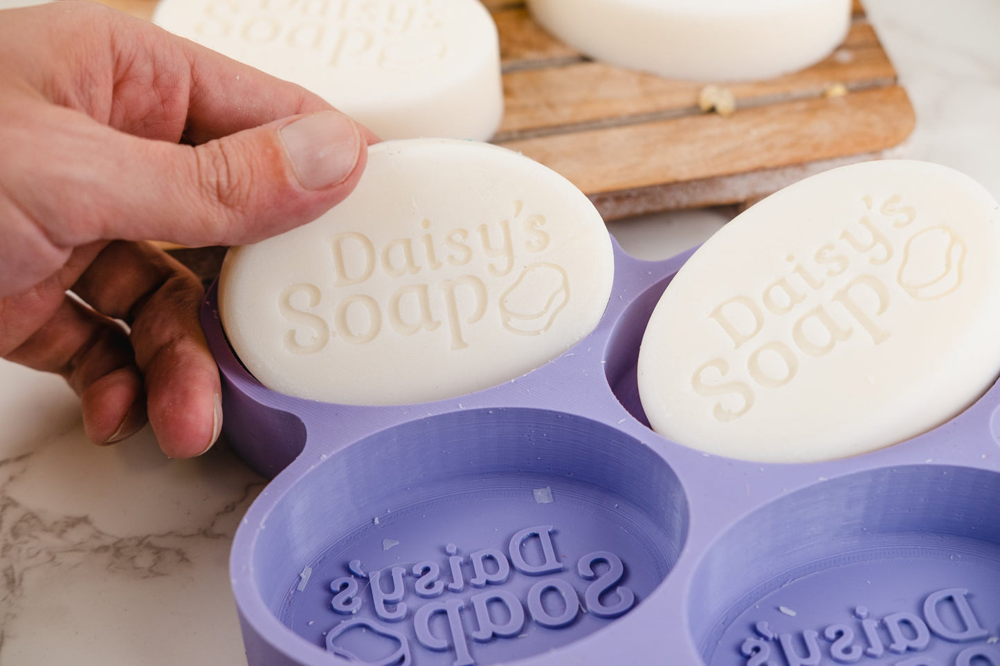 Customizable Oval Bar Soap Mold