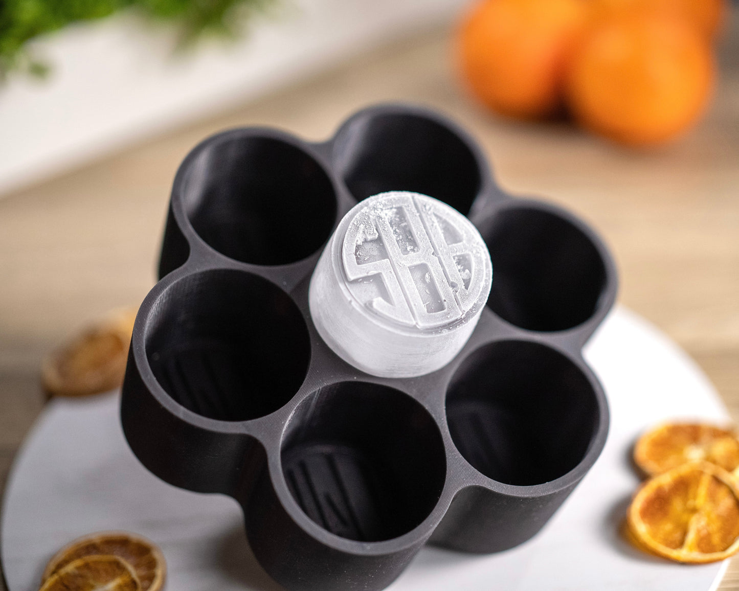 Customizable Cylinder Ice Cube Tray