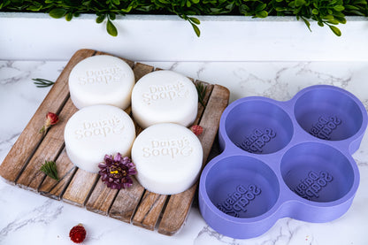 Customizable 3-Inch Round Soap Mold